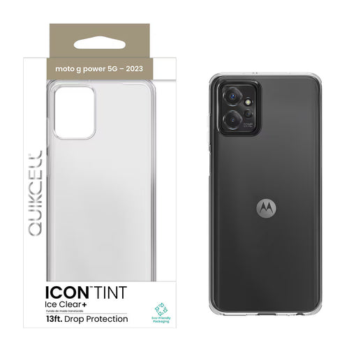 Quikcell Moto G Power 5G (2023) ICON TINT Translucent Case Ice