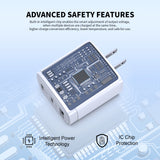 40W Dual PD+QC Fast Wall Charger (12/48)