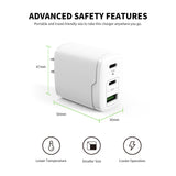 40W Dual PD+QC Fast Wall Charger (12/48)