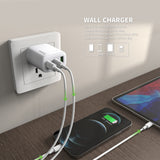 40W Dual PD+QC Fast Wall Charger (12/48)