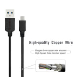 Esoulk 5FT Round Cable For Type-C (12/96)