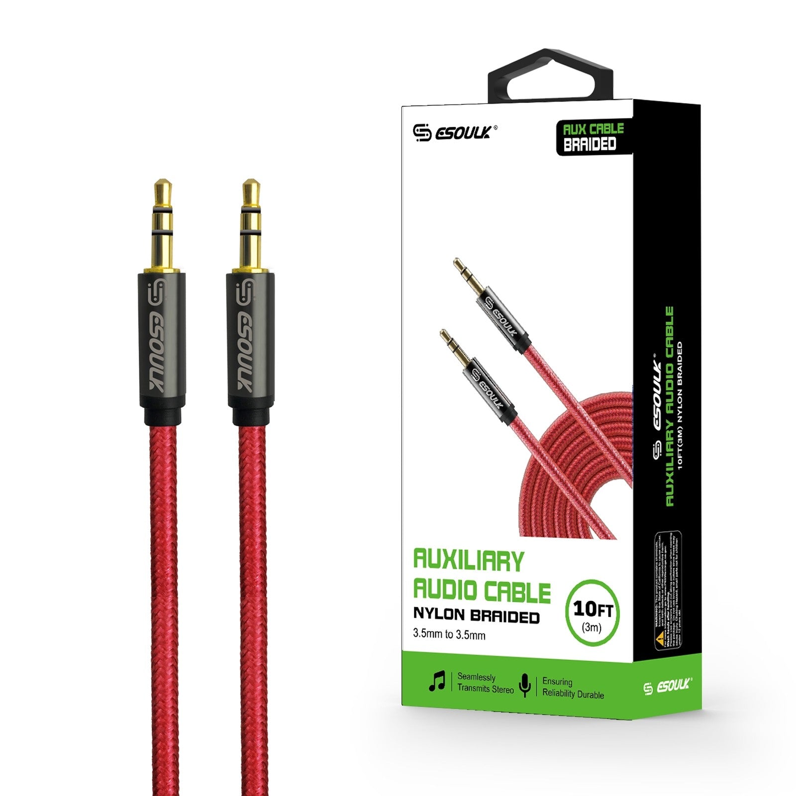 Esoulk AUX Cable 10FT (6/72)