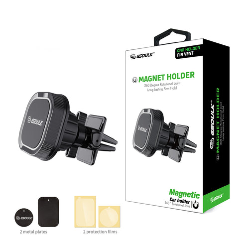 Esoulk Magnet Air Vent Holder Black(12/48)