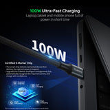 6Ft 100W USB-C To USB-C Charging & Data Sync Cable (12/48)
