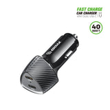 40W Dual Type-C Port Fast Car Charger (12/48)