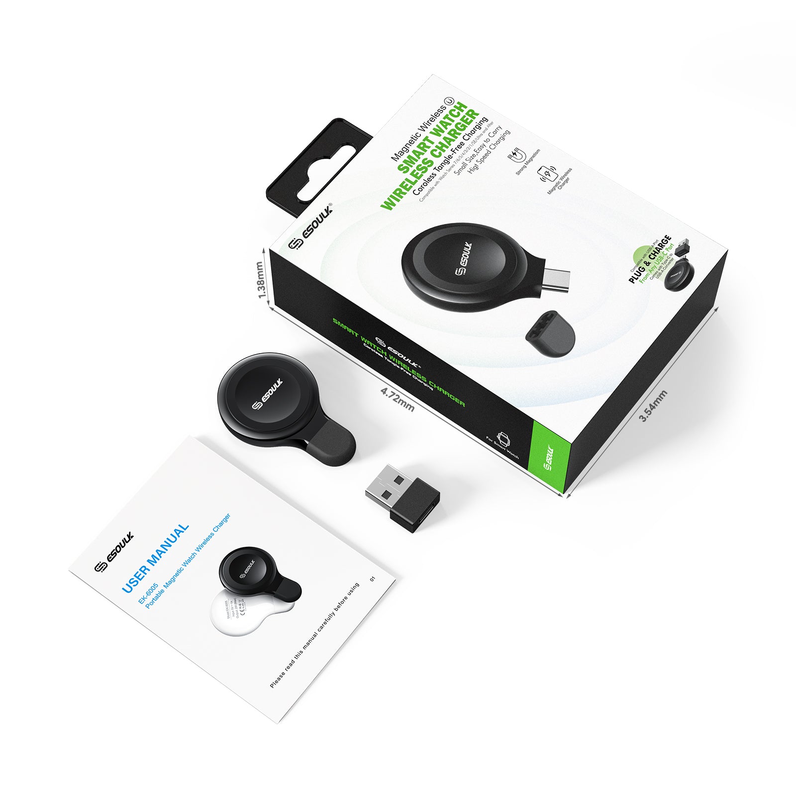 Convenient Magnetic Wireless Charger for Smart Watch (12/48)