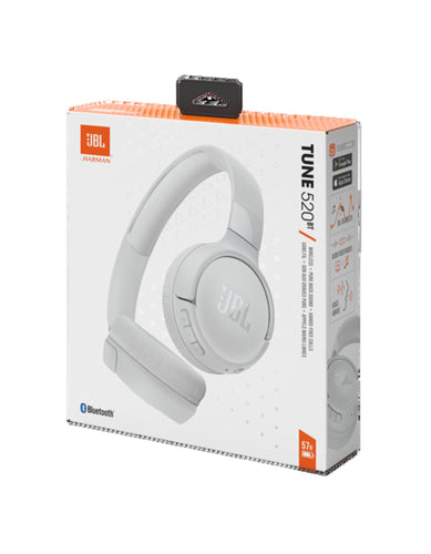 JBL TUNE 520BT WIRELESS WHITE
