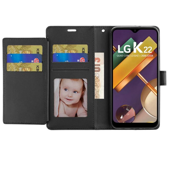 iPhone 11 Pro Max Wallet ID Card Holder Case Cover - Black