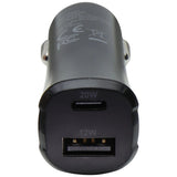 Quikcell 32W Dual Port (USB-C and USB-A) PD Car Charger - Black