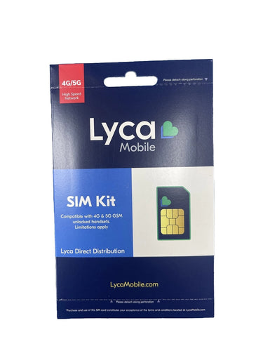 LYCAMOBILE SIM CARD WITH $19 MONTH PLAN