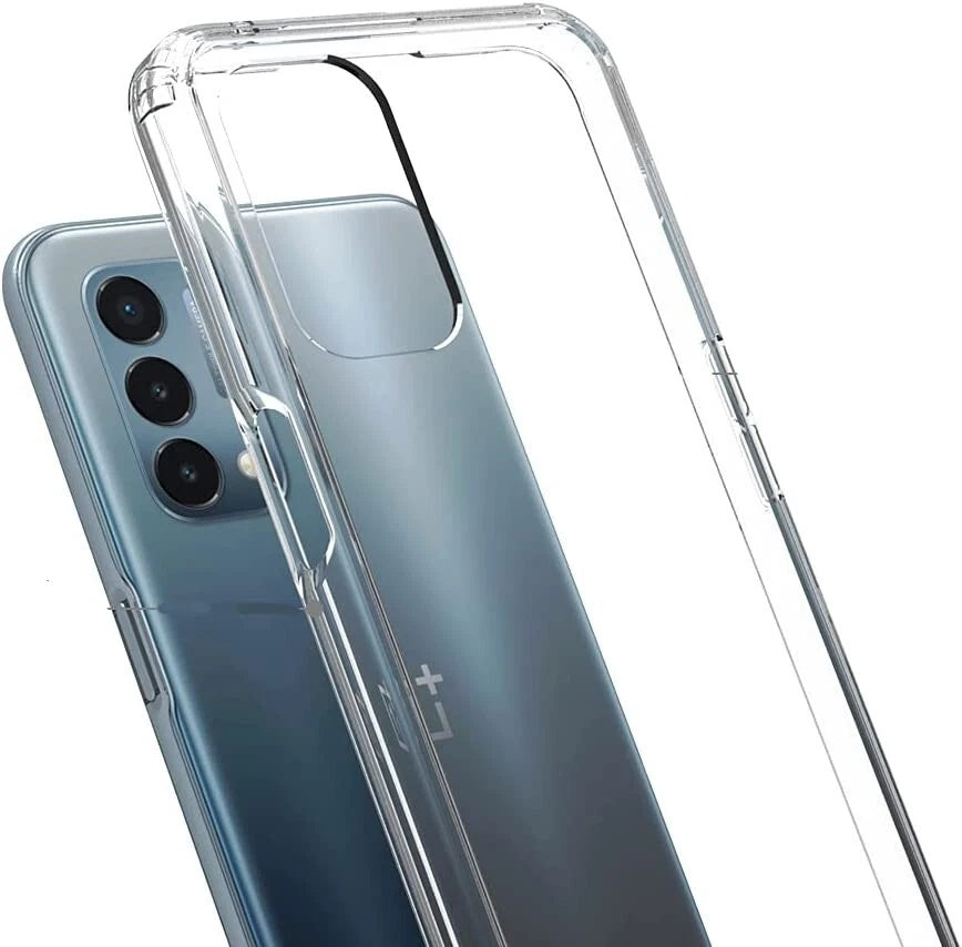 OnePlus Nord N200 5G - Hard Premium TPU Rubber Case Cover Transparent Clear