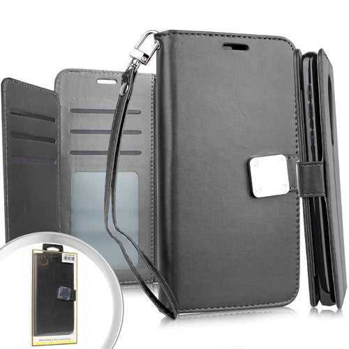 DELUXE WALLET CASE FOR LG K51 - BLACK