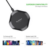Esoulk 15W UNIVERSAL WIRELESS CHARGER & 5FT TYPE-C CHARGING CABLE
